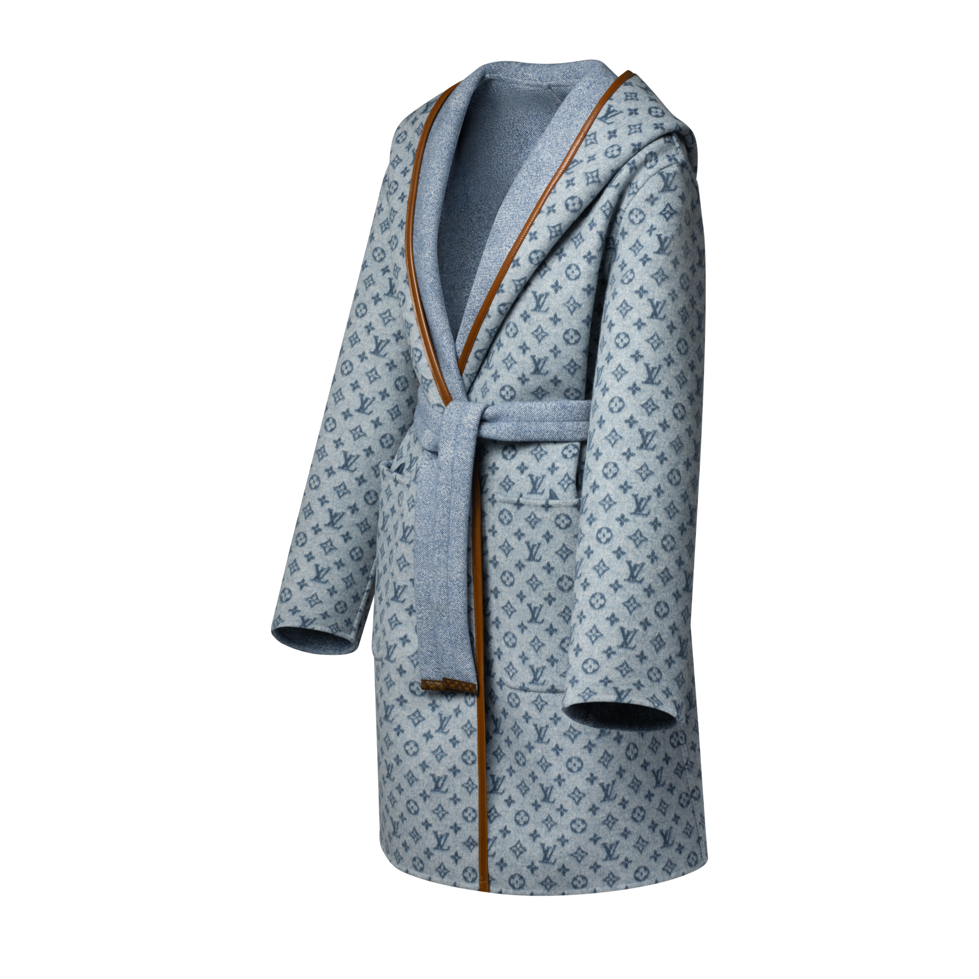  Ready to Wear Abrigos y chaquetas Abrigo envolvente con capucha reversible | Louis Vuitton ® (Ampliar producto)