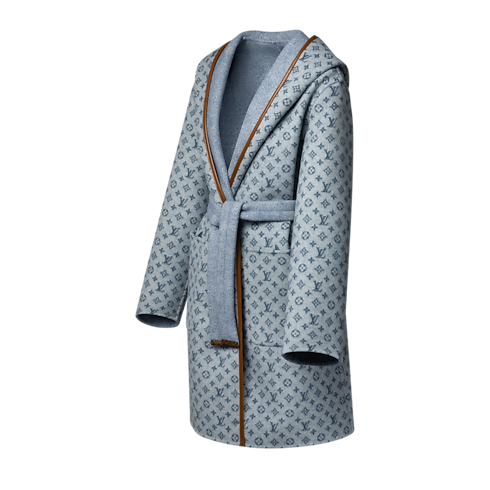 Ready to Wear Abrigos y chaquetas Abrigo envolvente con capucha reversible | Louis Vuitton ® (Ampliar producto)
