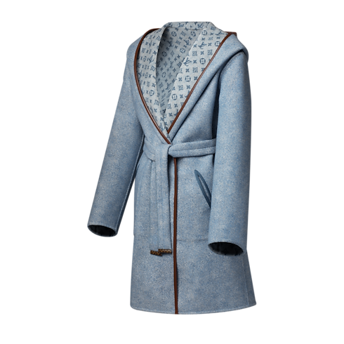 Ready to Wear Abrigos y chaquetas Abrigo envolvente con capucha reversible | Louis Vuitton ® (Ampliar producto)