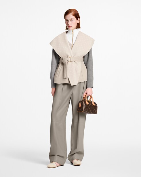 Ready-to-Wear Coats and Jackets Knit Sleeve Hooded Wrap Coat | Louis Vuitton ®