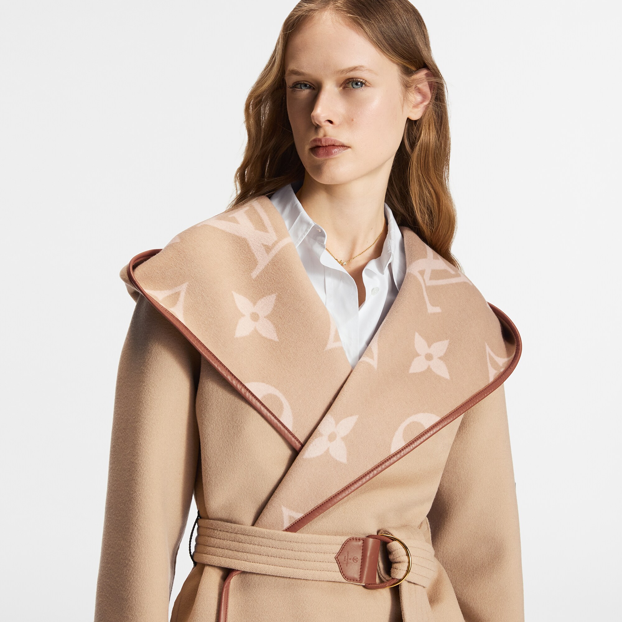 Ready to Wear Abrigos y chaquetas Abrigo envolvente de doble cara | Louis Vuitton ® (Ampliar producto)