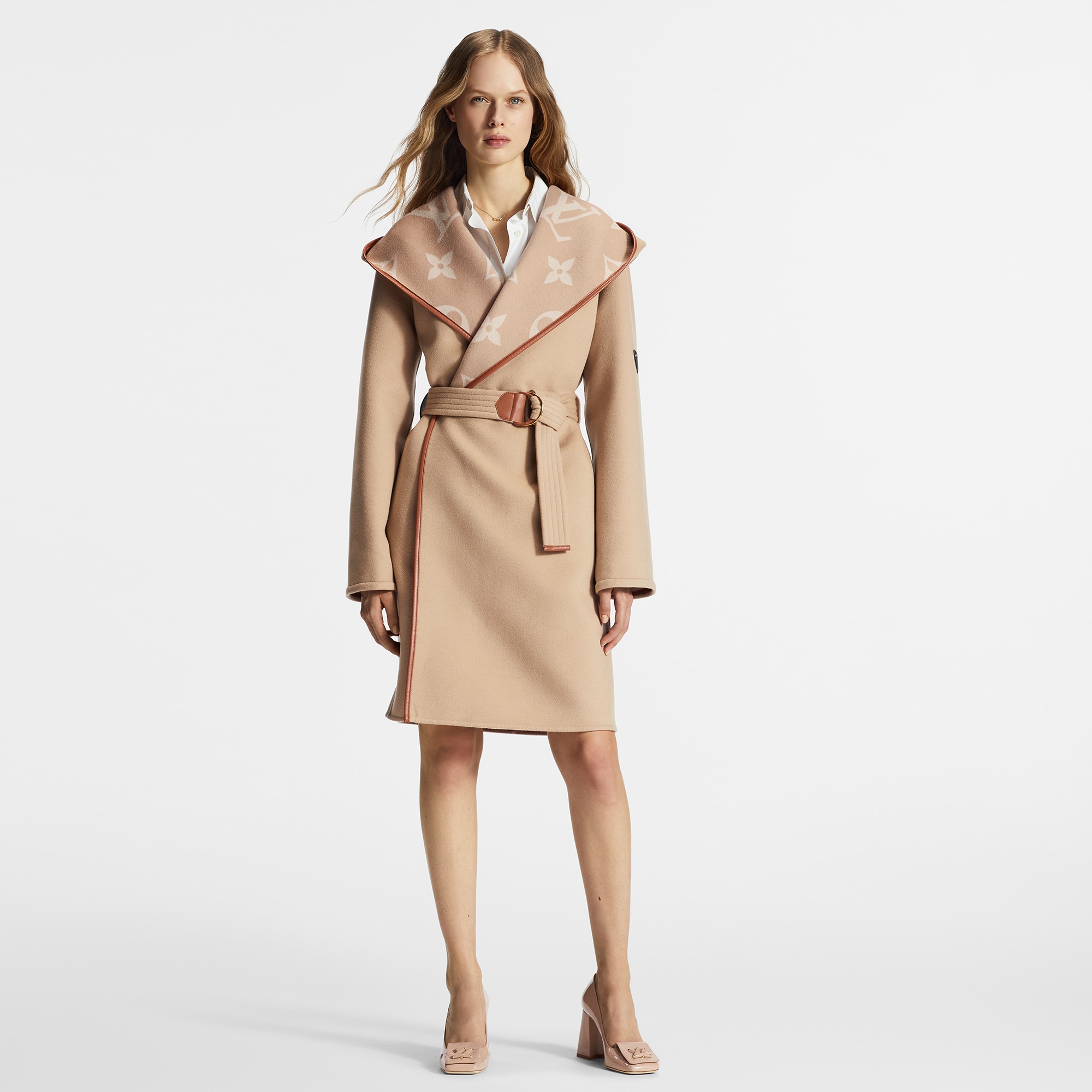  Ready to Wear Abrigos y chaquetas Abrigo envolvente de doble cara | Louis Vuitton ® (Ampliar producto)
