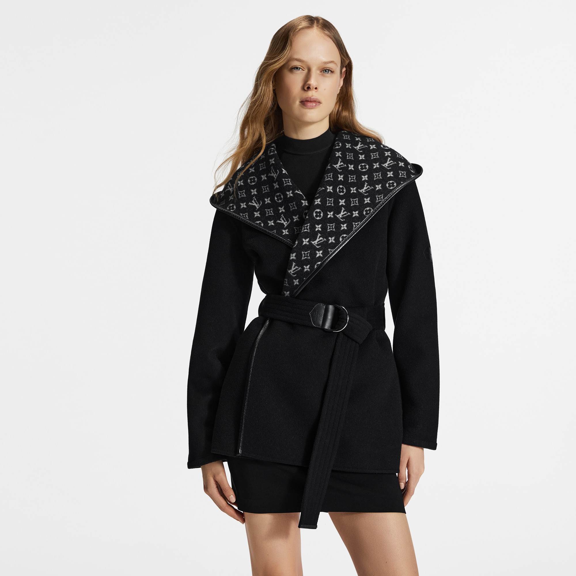  Ready to Wear Abrigos y chaquetas Abrigo marinero envolvente con cinturón | Louis Vuitton ® (Ampliar producto)