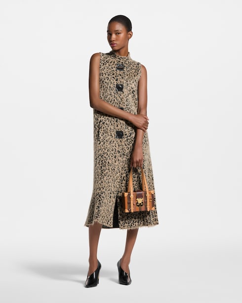 Ready-to-Wear Casacos e Jaquetas Casaco de Malha Sem Manga com Padronagem Leopardo | Louis Vuitton ®