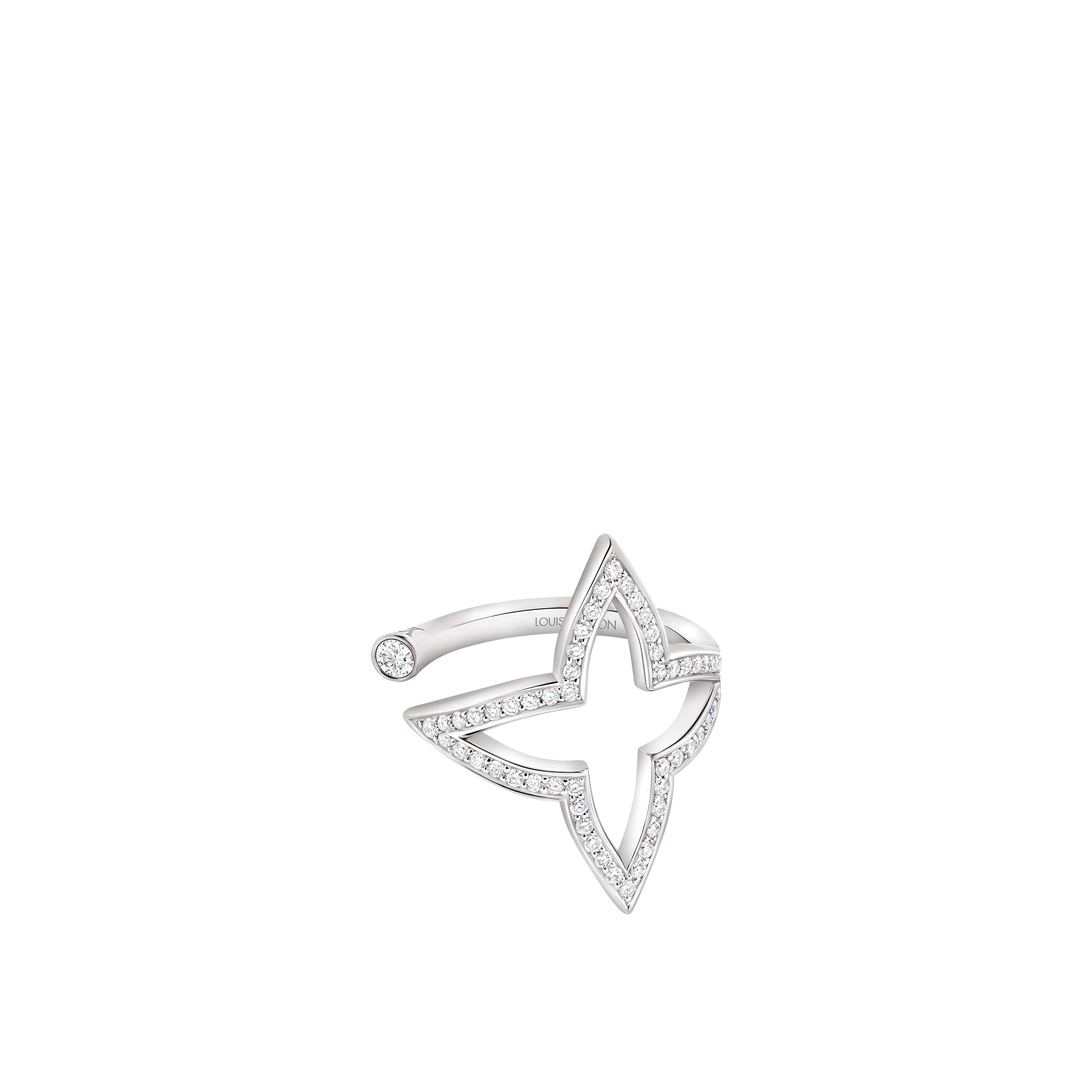  Categorías Anillos Anillo abierto Ombre Blossom en oro blanco y diamantes | Louis Vuitton ® (Ampliar producto)