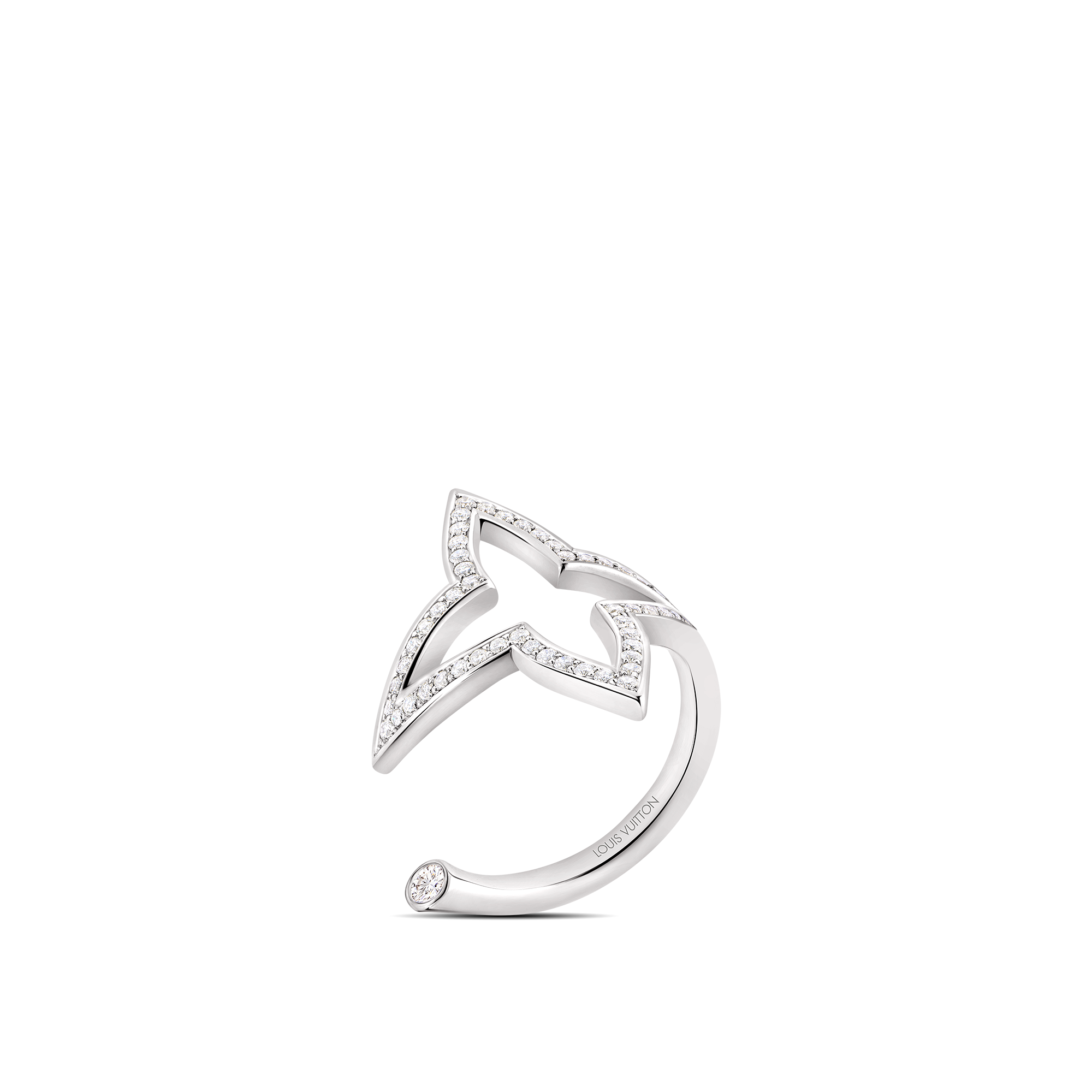  Categorías Anillos Anillo abierto Ombre Blossom en oro blanco y diamantes | Louis Vuitton ® (Ampliar producto)