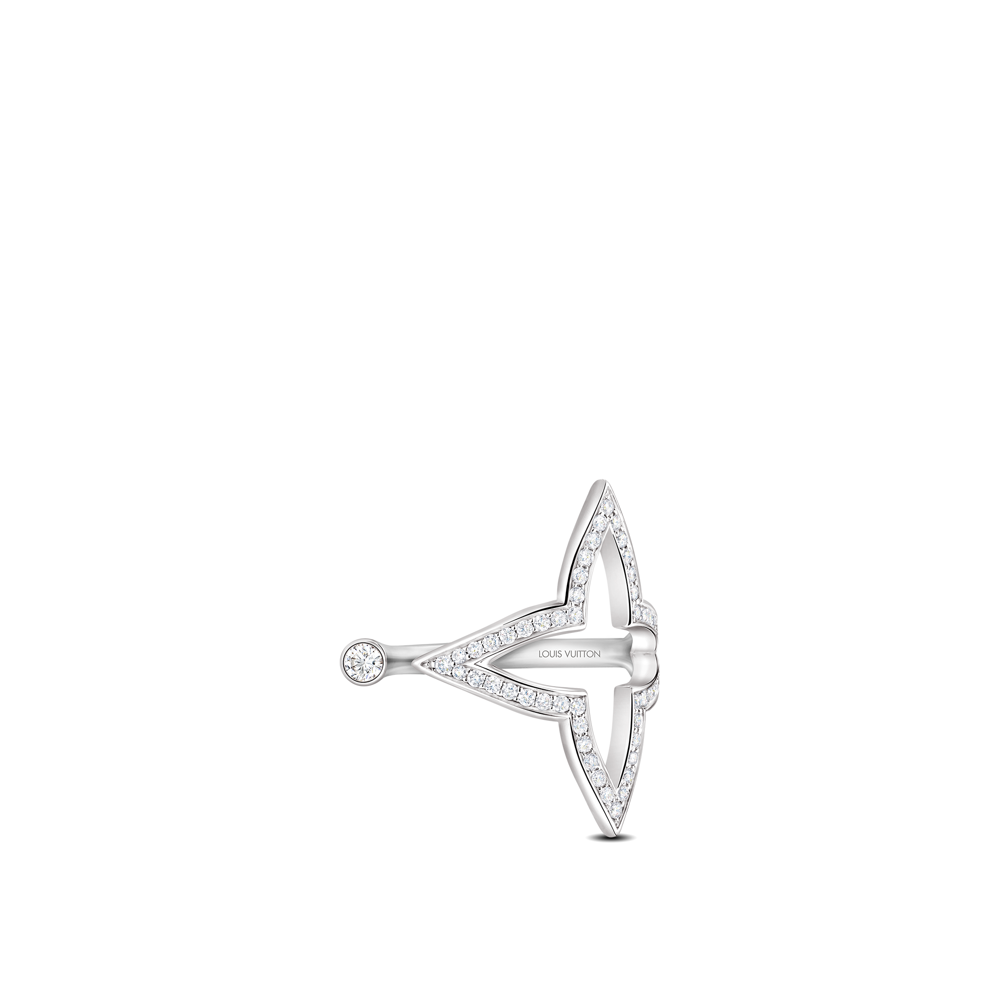  Categorías Anillos Anillo abierto Ombre Blossom en oro blanco y diamantes | Louis Vuitton ® (Ampliar producto)