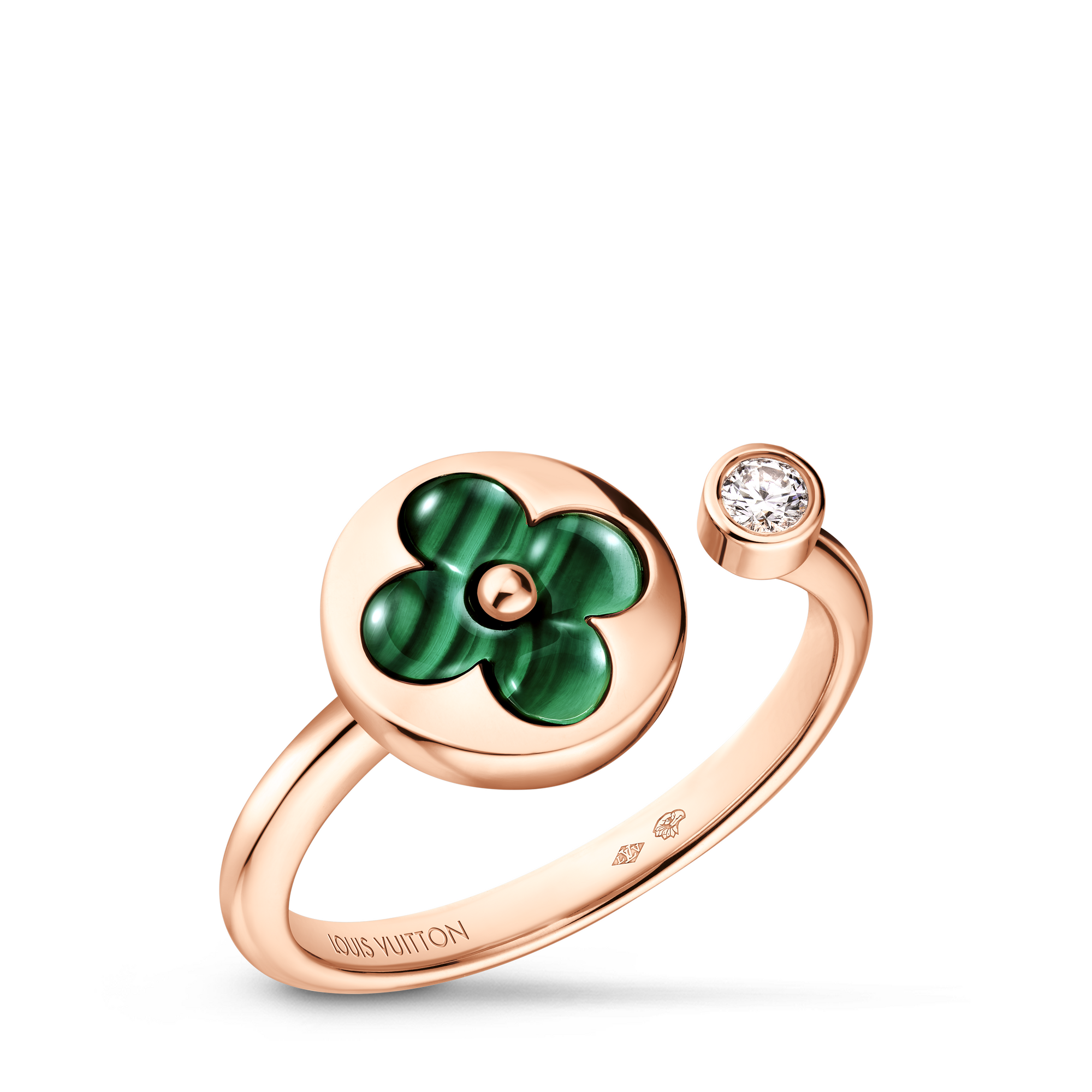  Categorías Toda la joyería fina Anillo Color Blossom Mini Sun de oro rosa, malaquita y diamante | Louis Vuitton ® (Ampliar producto)