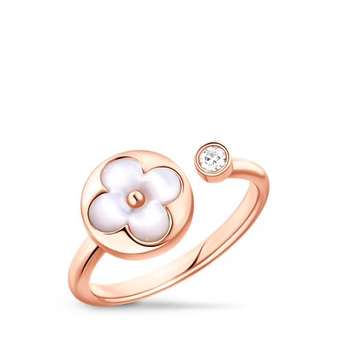 Categorías Toda la joyería fina Anillo Color Blossom Mini Sun de oro rosa, nácar blanco y diamante | Louis Vuitton ® (Ampliar producto)