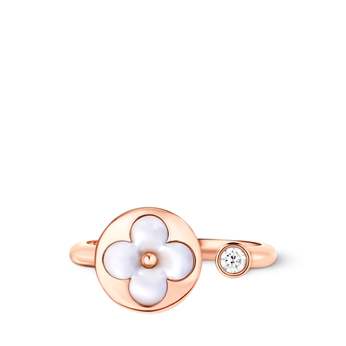 Categorías Toda la joyería fina Anillo Color Blossom Mini Sun de oro rosa, nácar blanco y diamante | Louis Vuitton ® (Ampliar producto)