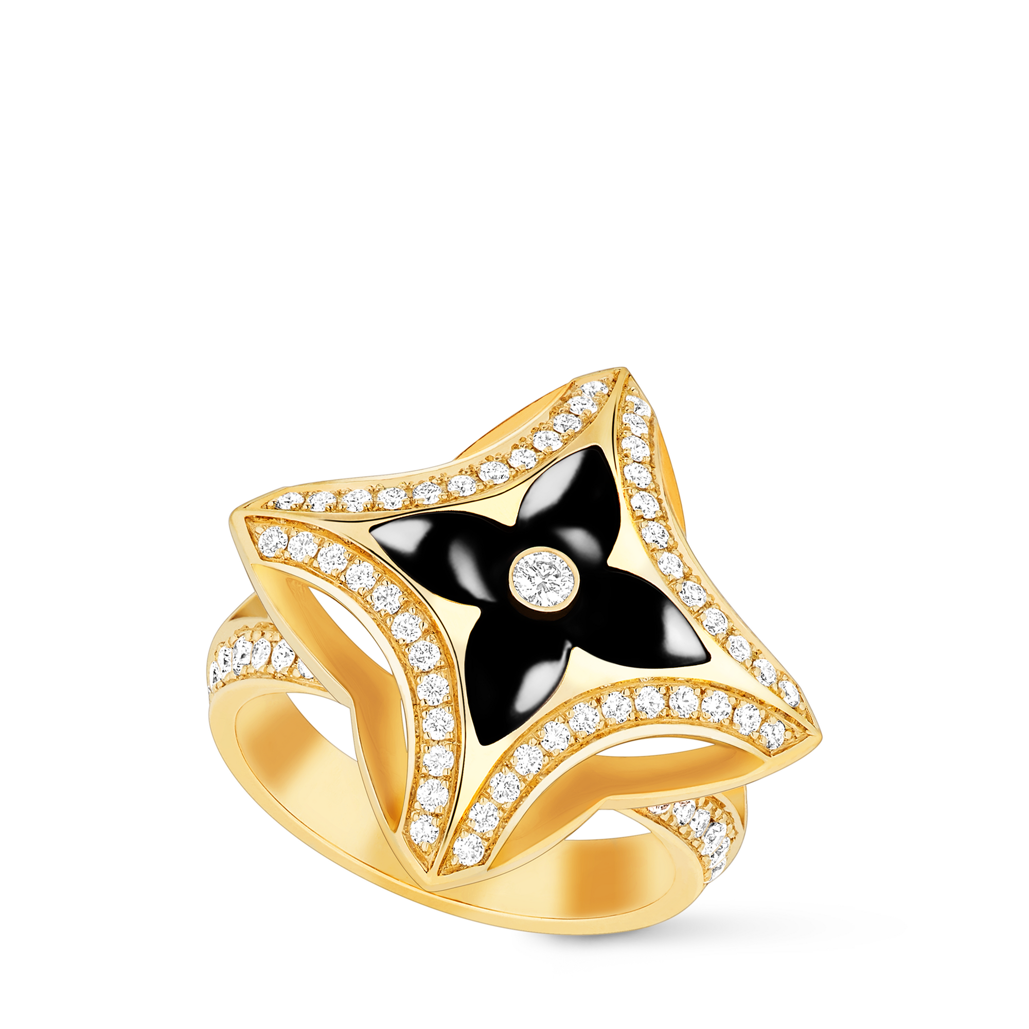  Categorías Toda la joyería fina Anillo Ever Blossom de oro amarillo, ónix y diamantes | Louis Vuitton ® (Ampliar producto)