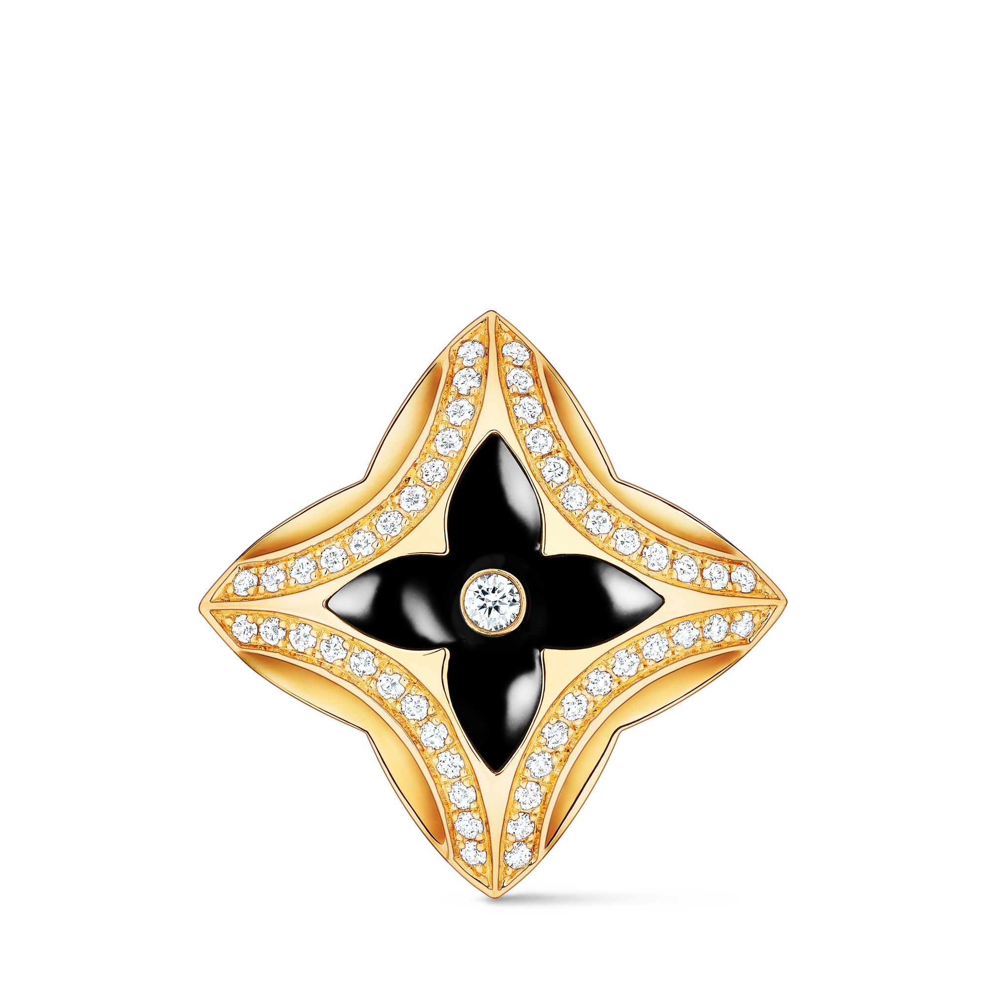  Categorías Toda la joyería fina Anillo Ever Blossom de oro amarillo, ónix y diamantes | Louis Vuitton ® (Ampliar producto)