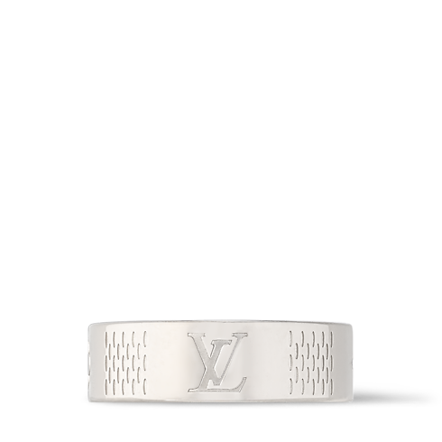 S00 Bisutería Anillos Anillo fino Damier Staples | Louis Vuitton ® (Ampliar producto)