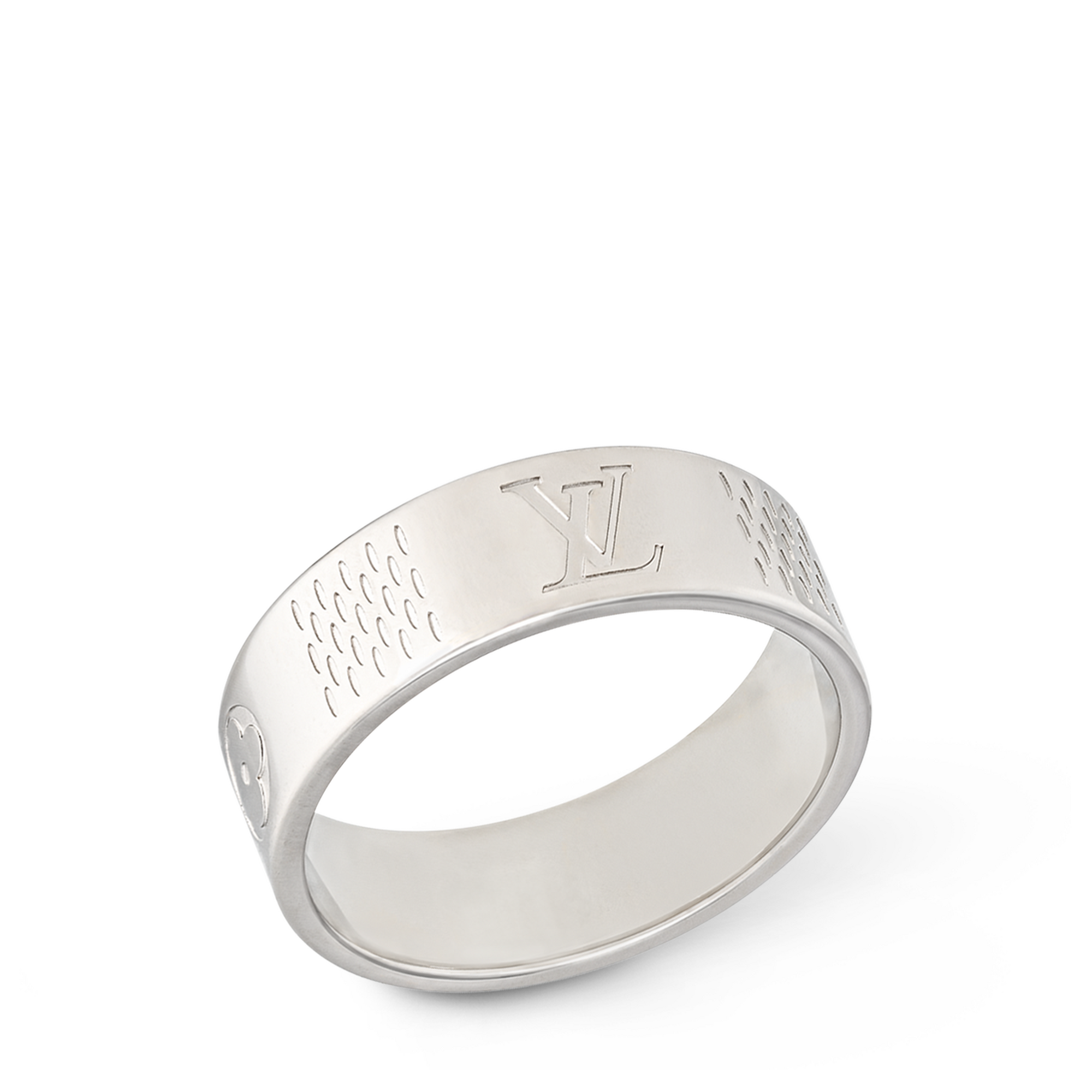 S00 Bisutería Anillos Anillo fino Damier Staples | Louis Vuitton ® (Ampliar producto)