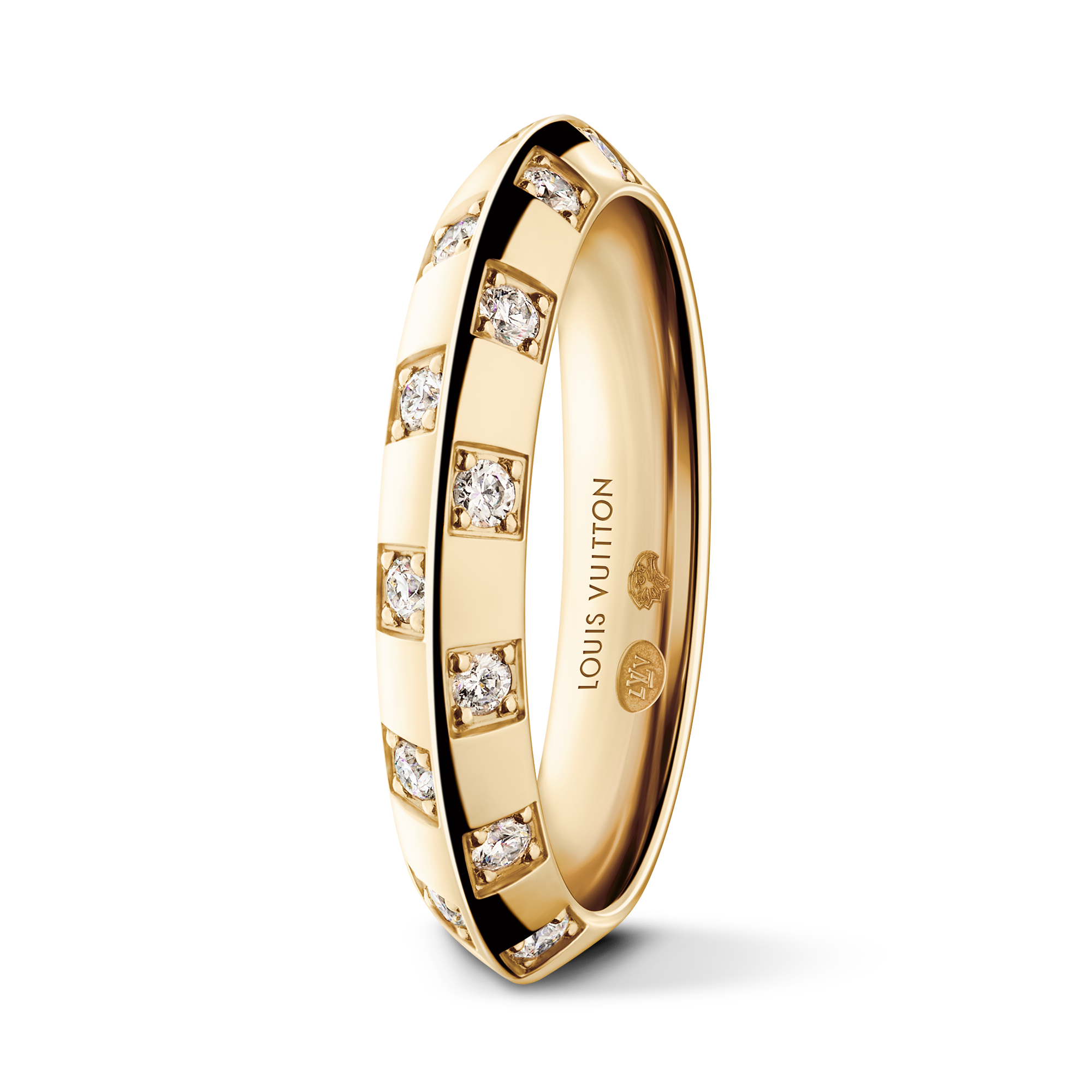  Categorías Anillos Anillo Le Damier de Louis Vuitton de oro amarillo y diamantes | Louis Vuitton ® (Ampliar producto)