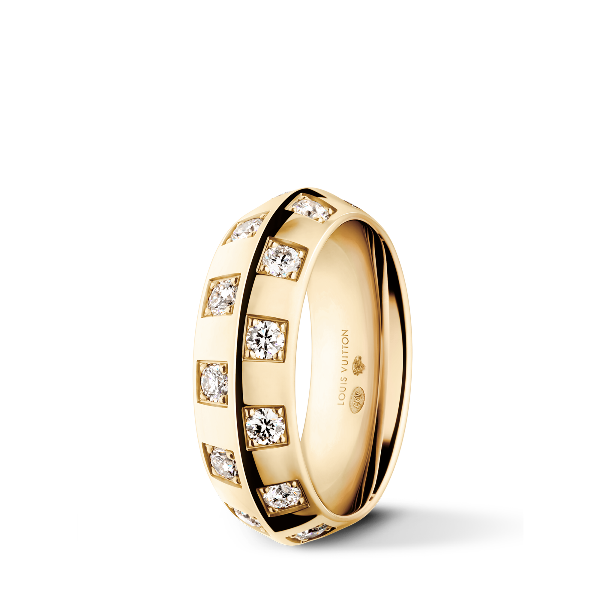  Categorías Anillos Anillo Le Damier de Louis Vuitton de oro amarillo y diamantes | Louis Vuitton ® (Ampliar producto)