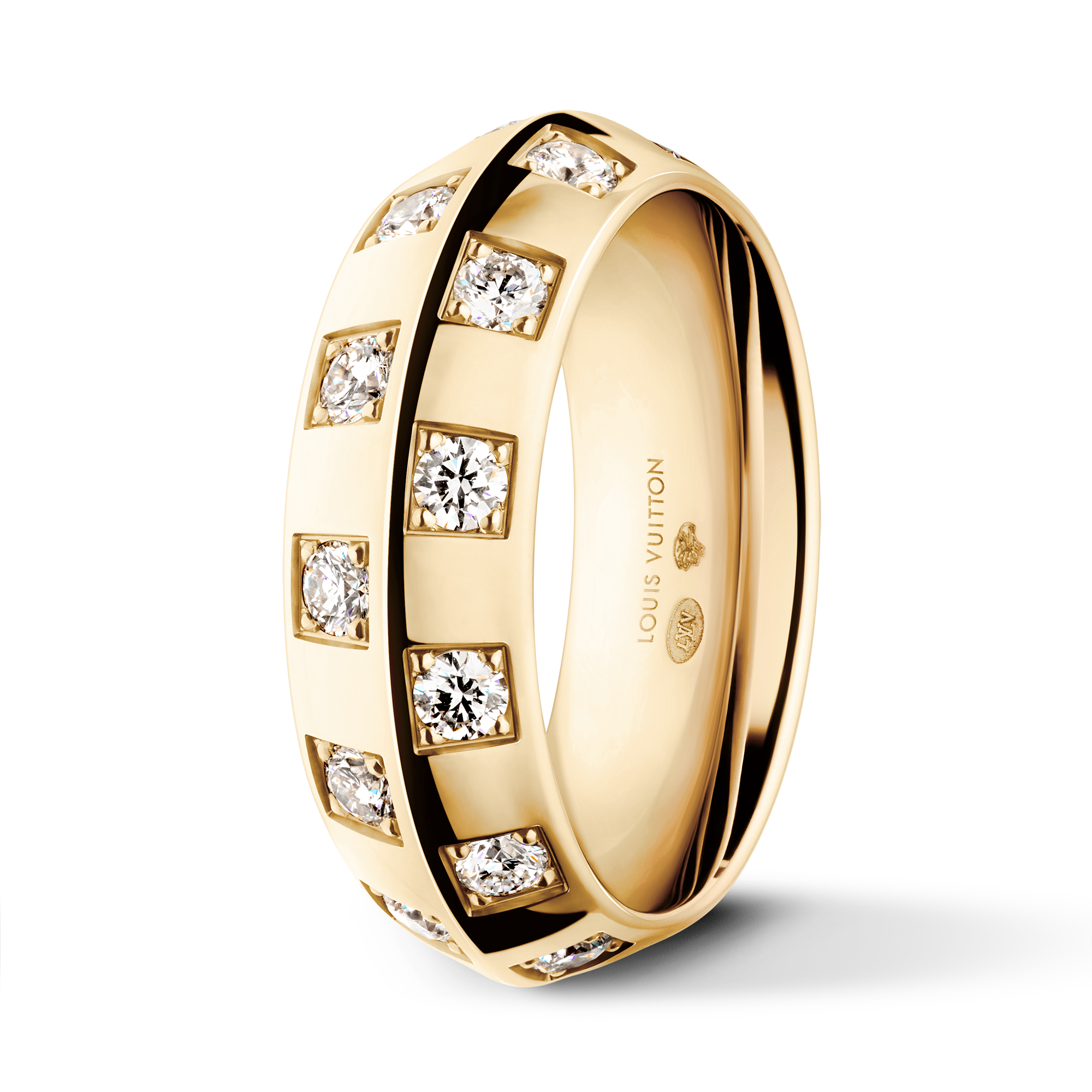  Categorías Anillos Anillo Le Damier de Louis Vuitton de oro amarillo y diamantes | Louis Vuitton ® (Ampliar producto)