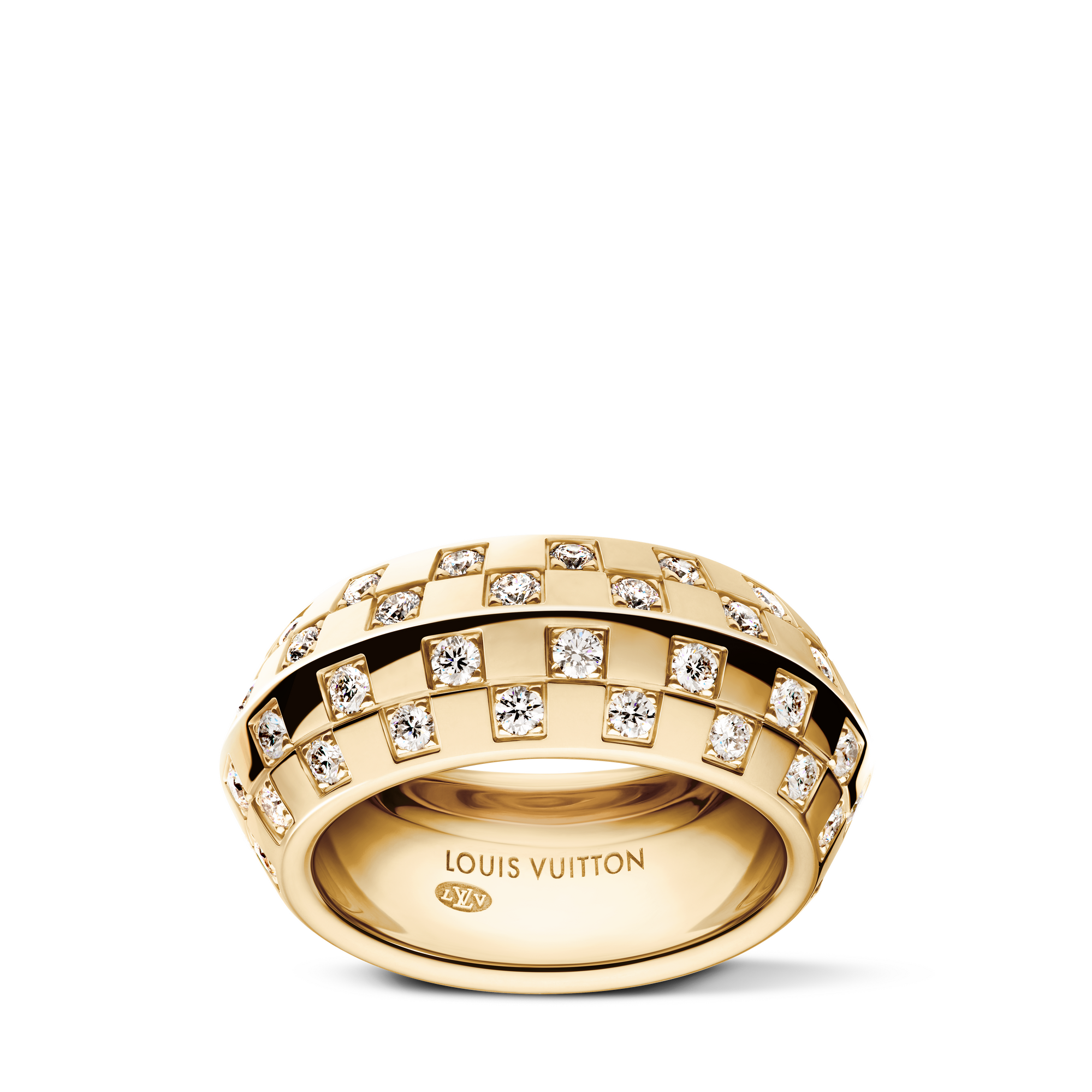 Categorías Anillos Anillo Le Damier de Louis Vuitton de oro amarillo y diamantes | Louis Vuitton ® (Ampliar producto)