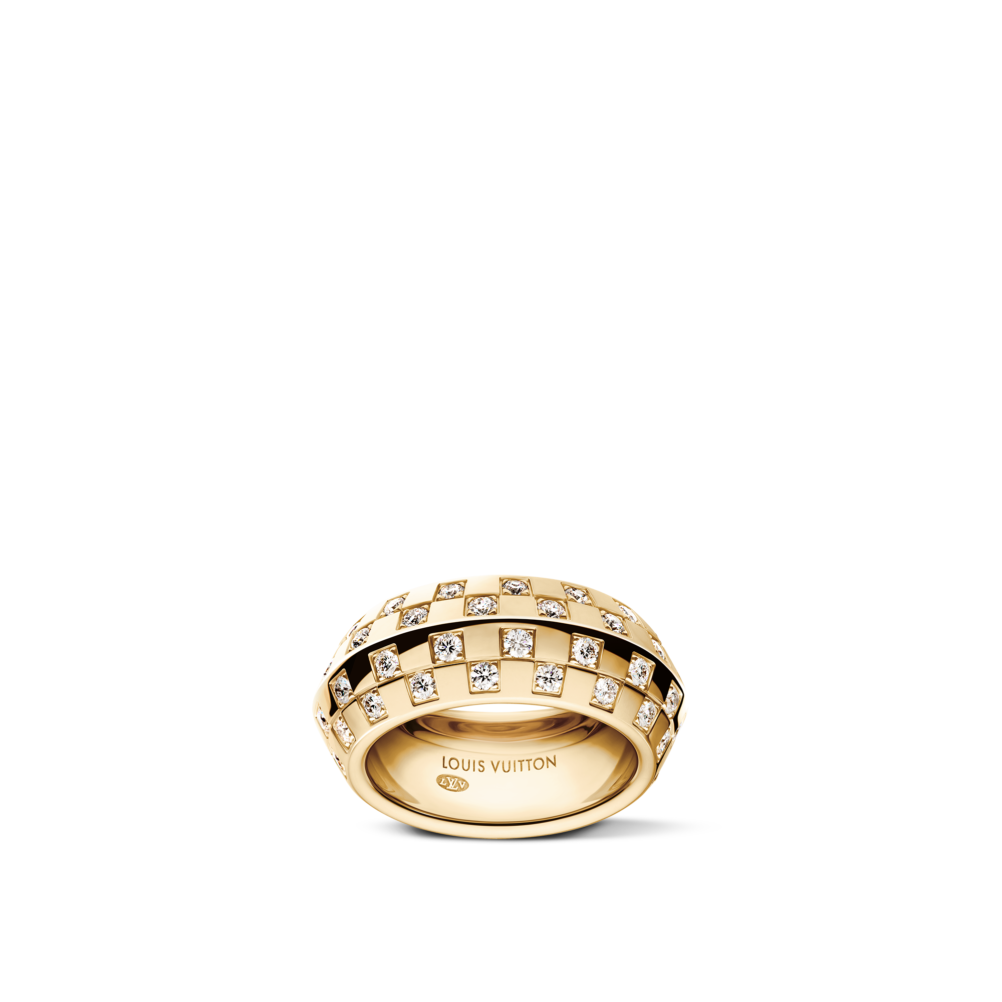  Categorías Anillos Anillo Le Damier de Louis Vuitton de oro amarillo y diamantes | Louis Vuitton ® (Ampliar producto)