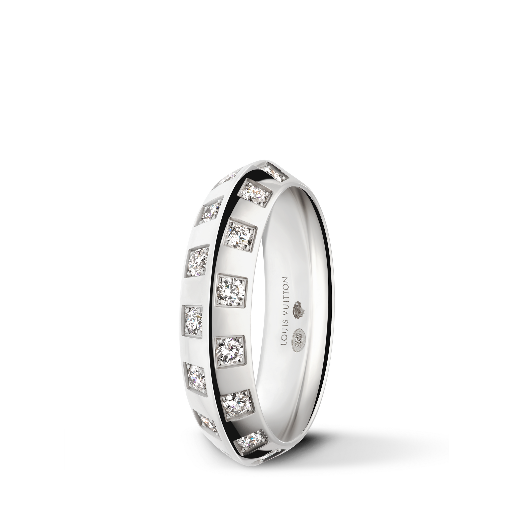  Categorías Anillos Anillo Le Damier de Louis Vuitton de oro blanco y diamantes | Louis Vuitton ® (Ampliar producto)