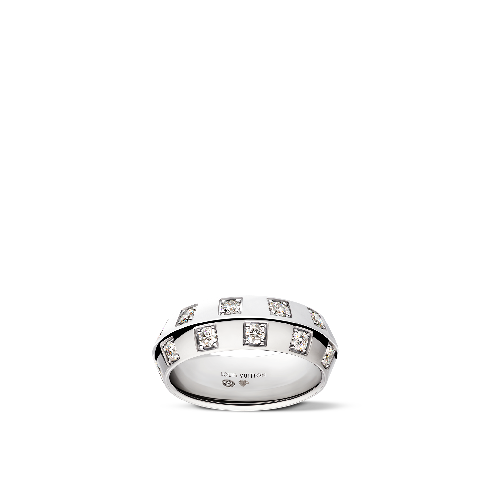  Categorías Anillos Anillo Le Damier de Louis Vuitton de oro blanco y diamantes | Louis Vuitton ® (Ampliar producto)