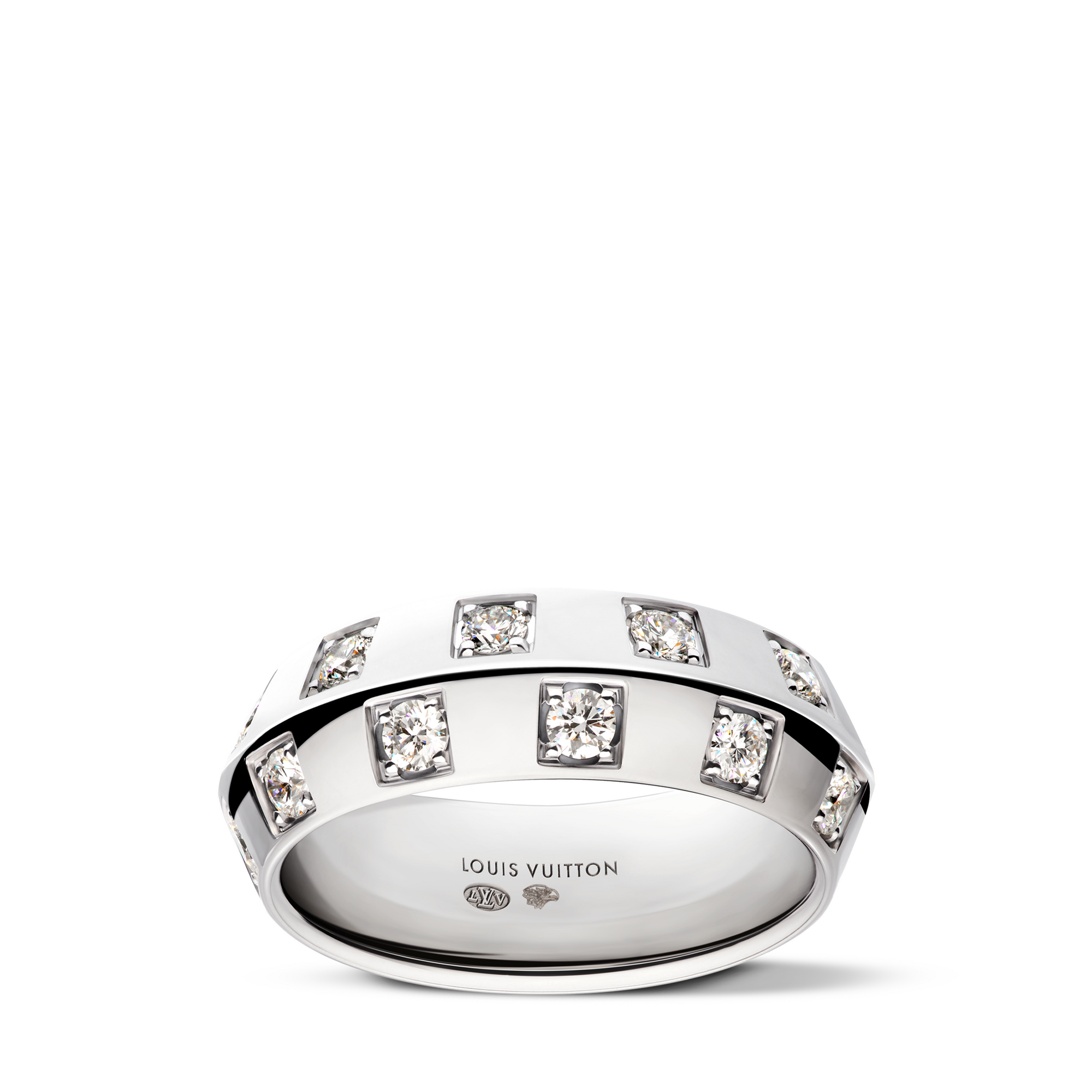  Categorías Anillos Anillo Le Damier de Louis Vuitton de oro blanco y diamantes | Louis Vuitton ® (Ampliar producto)