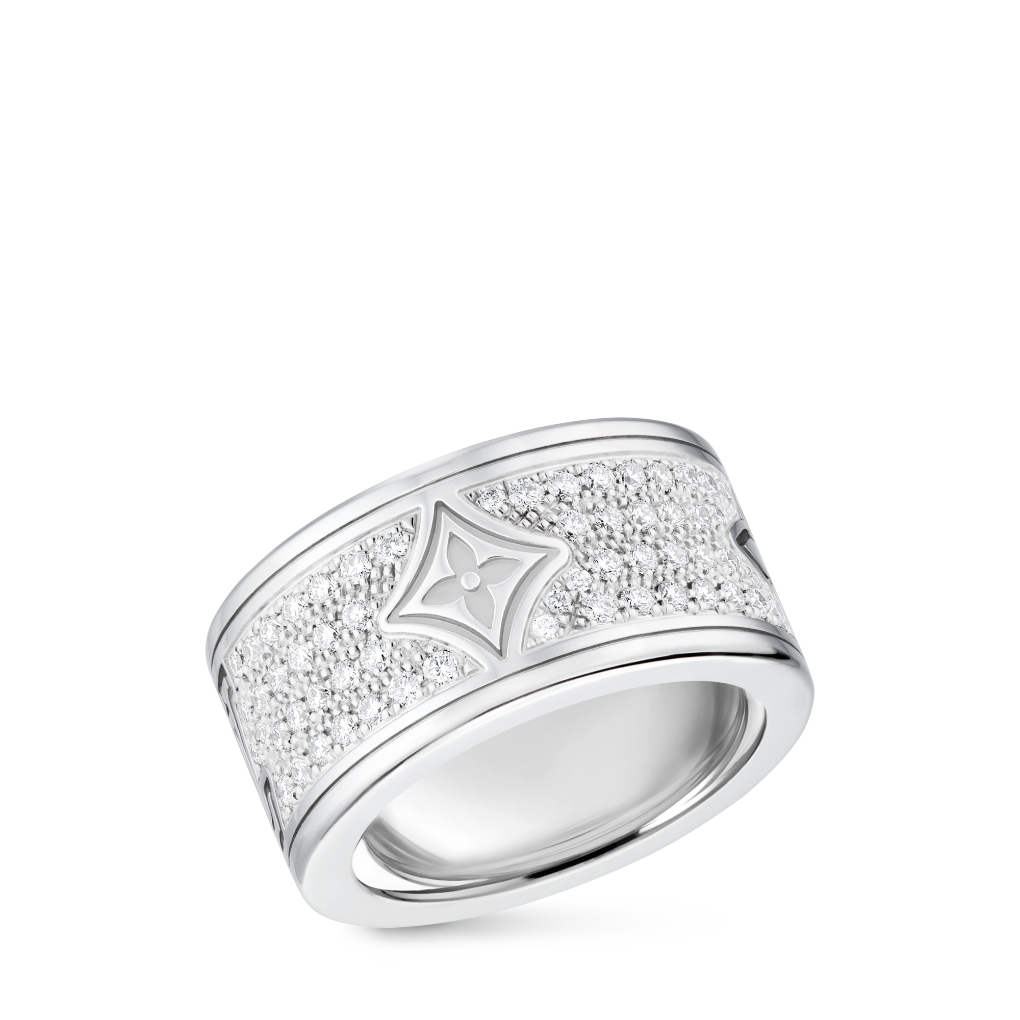  Categorías Anillos Anillo Les Gastons Vuitton Large en oro blanco y diamantes | Louis Vuitton ® (Ampliar producto)