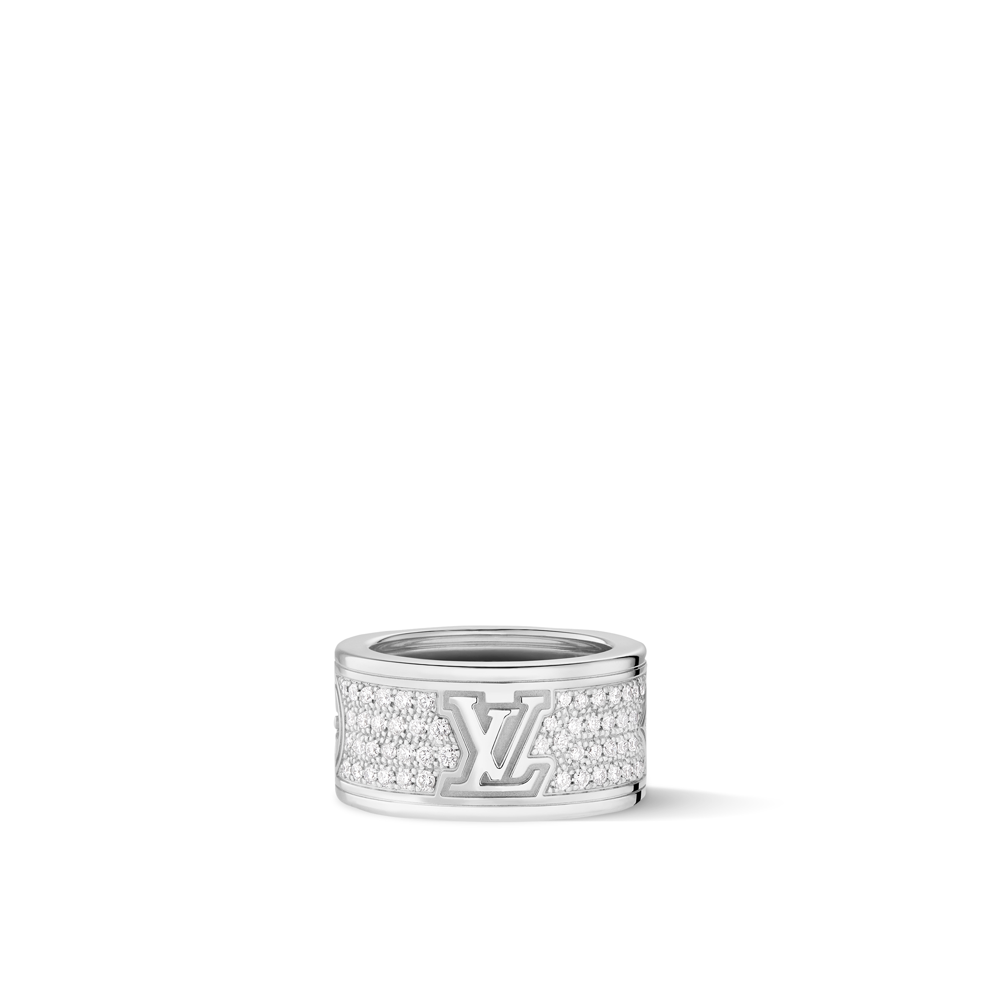 Categorías Anillos Anillo Les Gastons Vuitton Large en oro blanco y diamantes | Louis Vuitton ® (Ampliar producto)