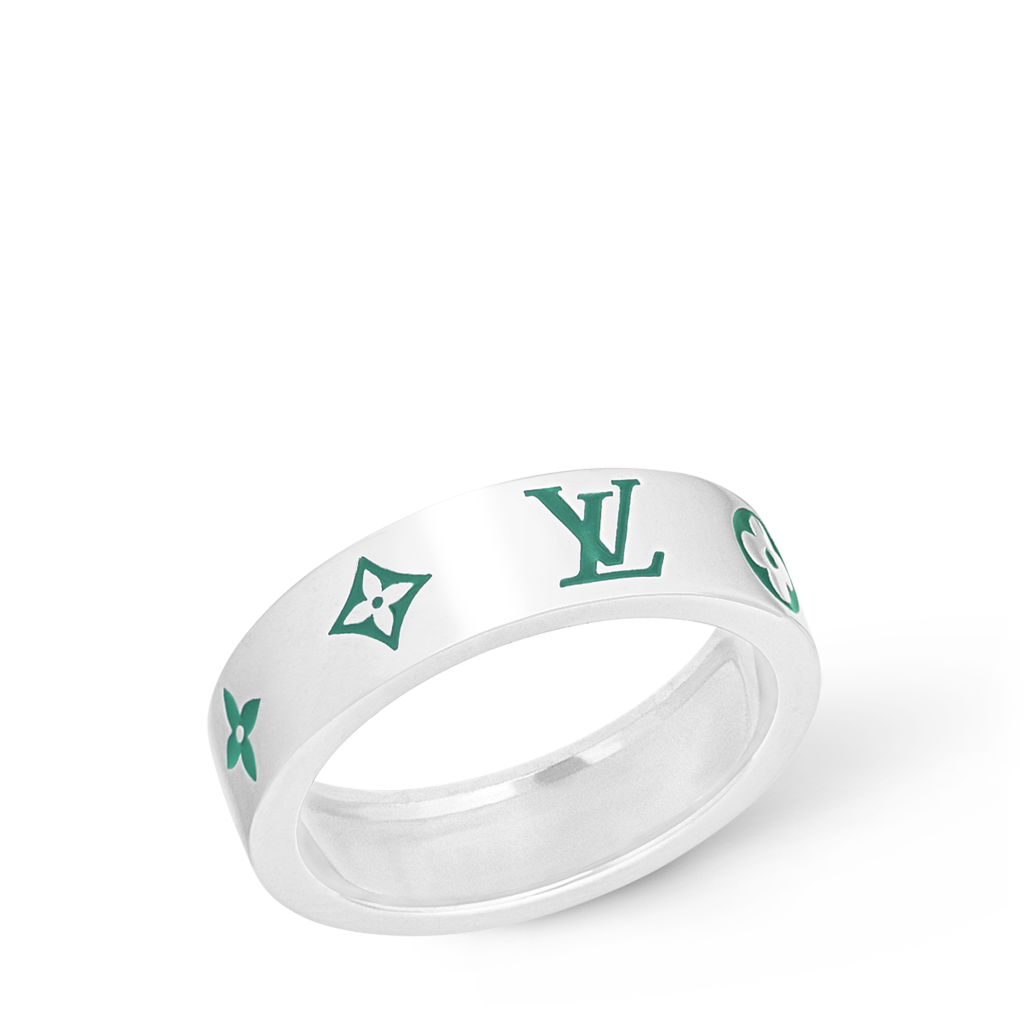 S00 Bisutería Anillos Anillo LV Mosaic Thin | Louis Vuitton ® (Ampliar producto)