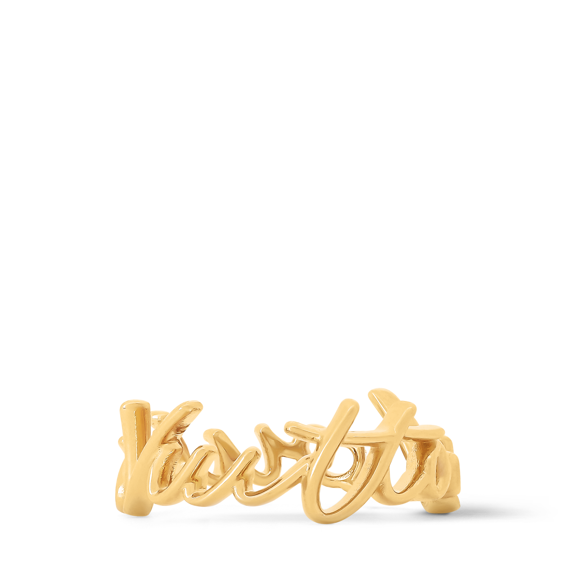 S00 Bisutería Anillos Anillo LV Script | Louis Vuitton ® (Ampliar producto)