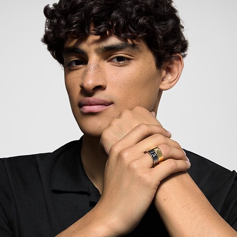 S00 Bisutería Toda la Bisutería Anillos LV Instinct - Set de dos piezas | Louis Vuitton ® (Ampliar producto)