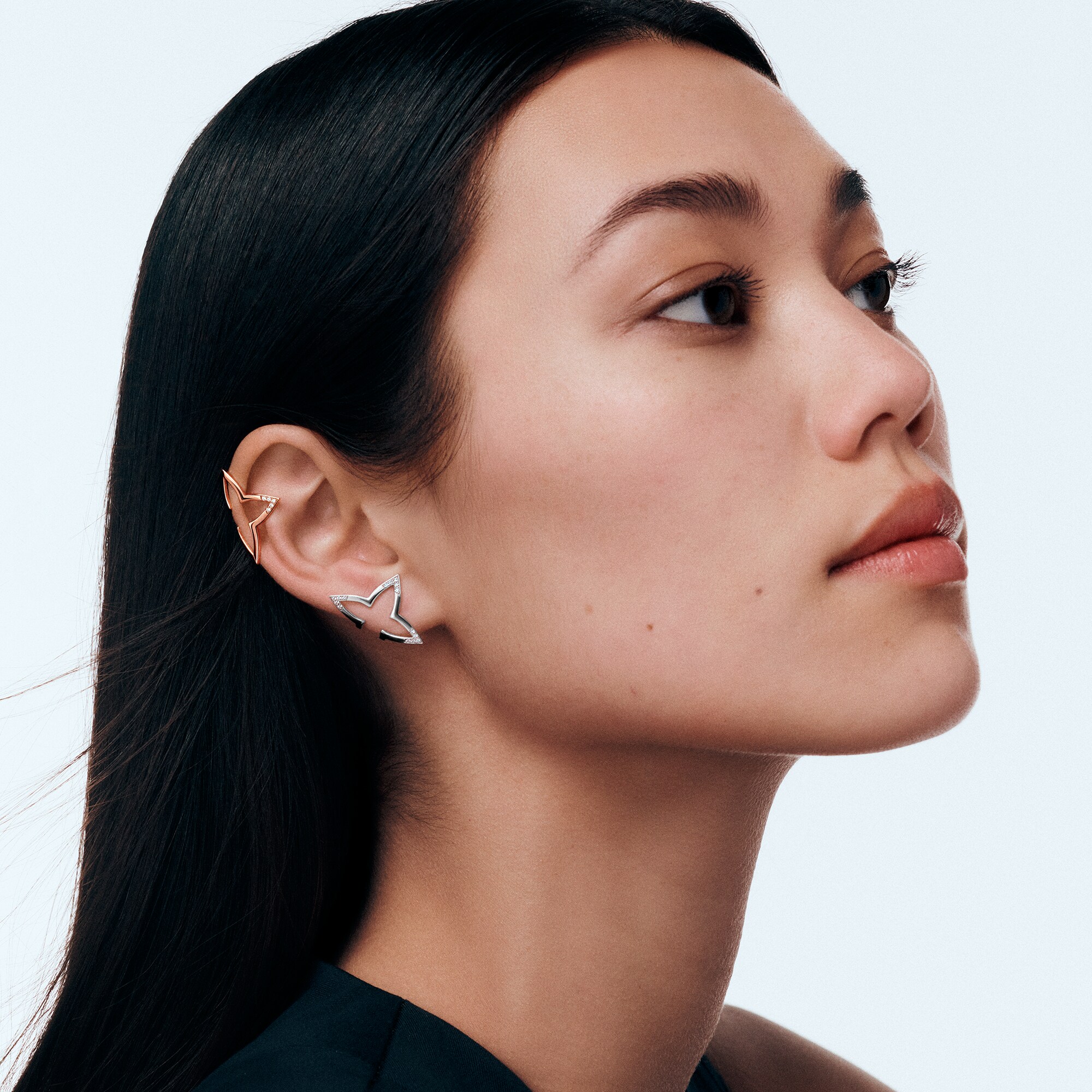  Categorías Aretes Arete de aro Ombre Blossom en oro blanco y diamantes | Louis Vuitton ® (Ampliar producto)