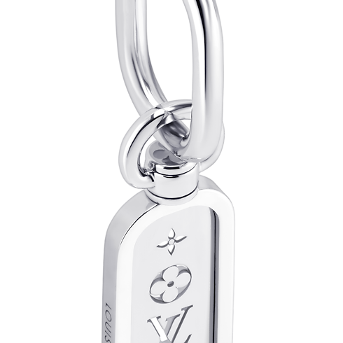 Colecciones Les Gastons Vuitton Arete de aro Tag Single Les Gastons Vuitton en oro blanco | Louis Vuitton ® (Ampliar producto)