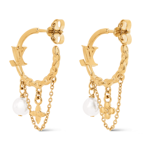 S00 Bisutería Aretes Aretes Blooming Pearls | Louis Vuitton ® (Ampliar producto)