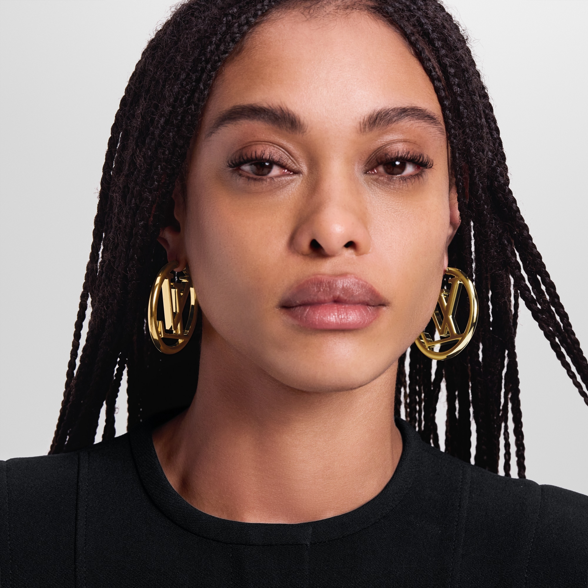 S00 Bisutería Toda la Bisutería Aretes de aro Louise GM | Louis Vuitton ® (Ampliar producto)