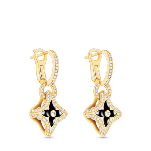 Categorías Aretes Aretes Ever Blossom de oro amarillo, ónix y diamantes | Louis Vuitton ® (Ampliar producto)