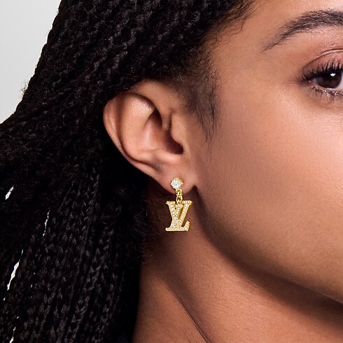 S00 Bisutería Aretes Aretes Lady LV | Louis Vuitton ® (Ampliar producto)