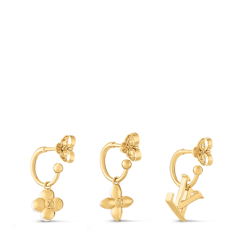 S00 Bisutería Toda la Bisutería Aretes LV Floragram | Louis Vuitton ® (Ampliar producto)