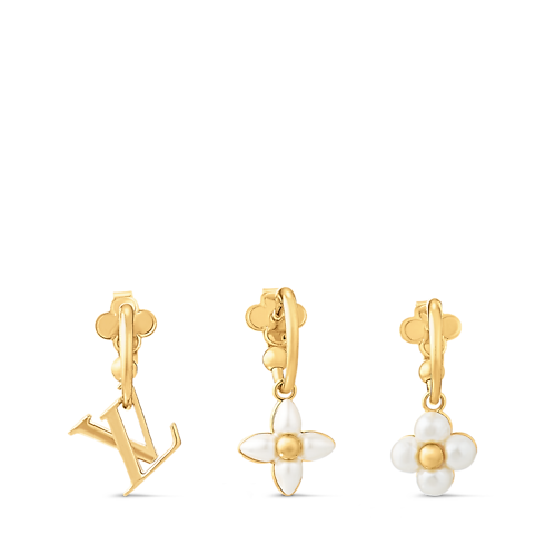 S00 Bisutería Toda la Bisutería Aretes LV Floragram | Louis Vuitton ® (Ampliar producto)