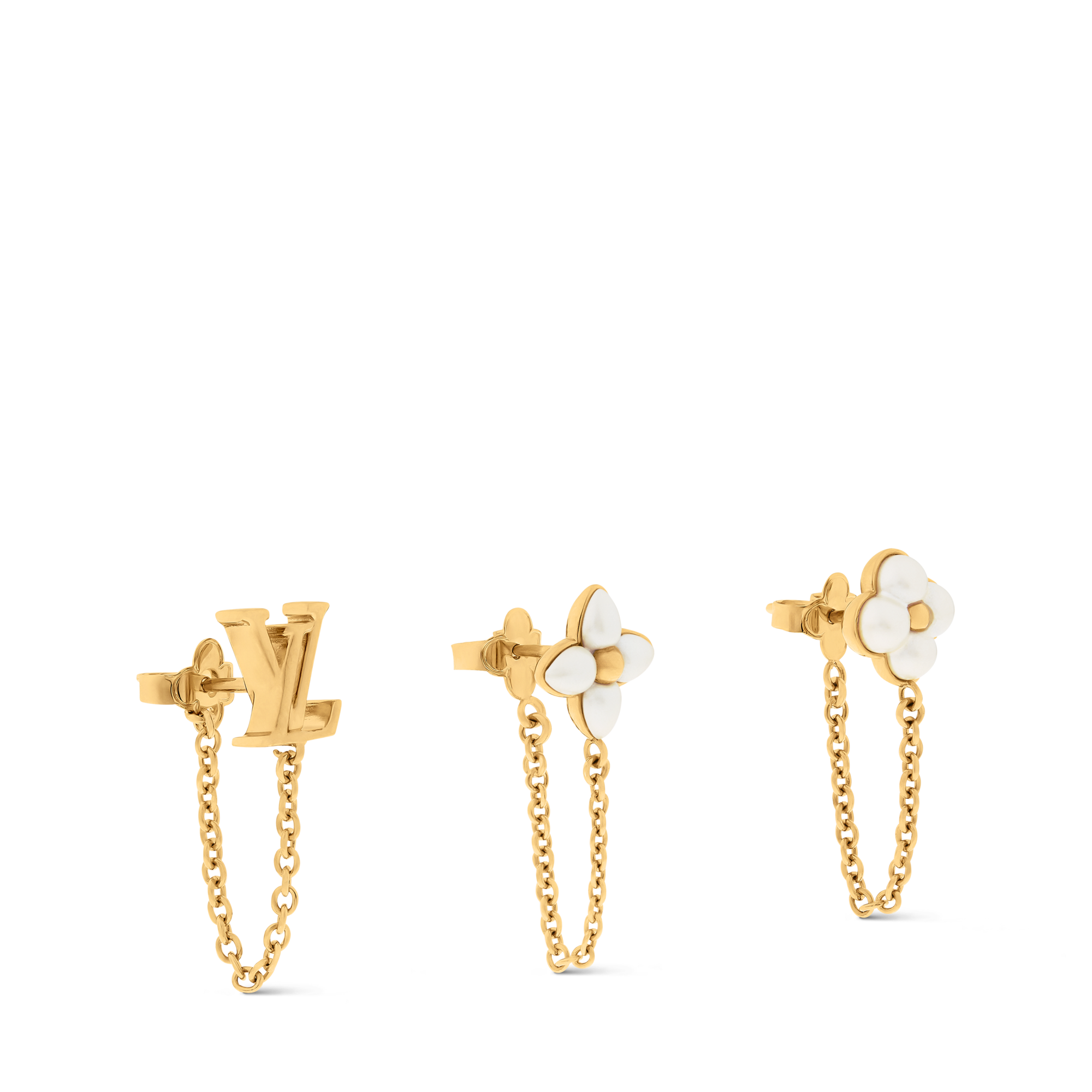 S00 Bisutería Aretes Aretes LV Floragram Earrings | Louis Vuitton ® (Ampliar producto)