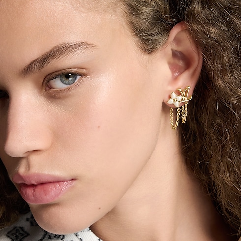 S00 Bisutería Aretes Aretes LV Floragram Earrings | Louis Vuitton ® (Ampliar producto)