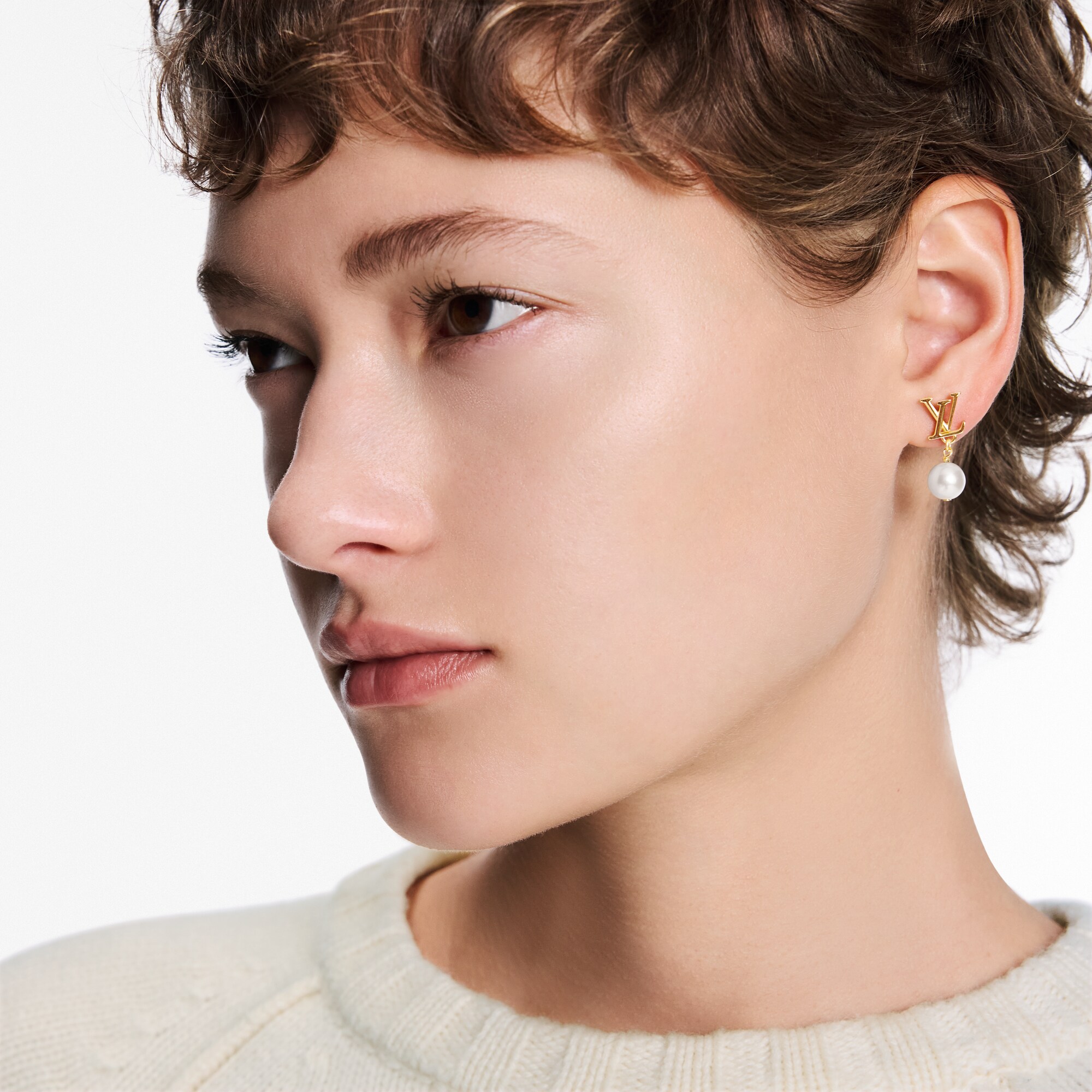 S00 Bisutería Aretes Aretes LV Iconic Louisa | Louis Vuitton ® (Ampliar producto)