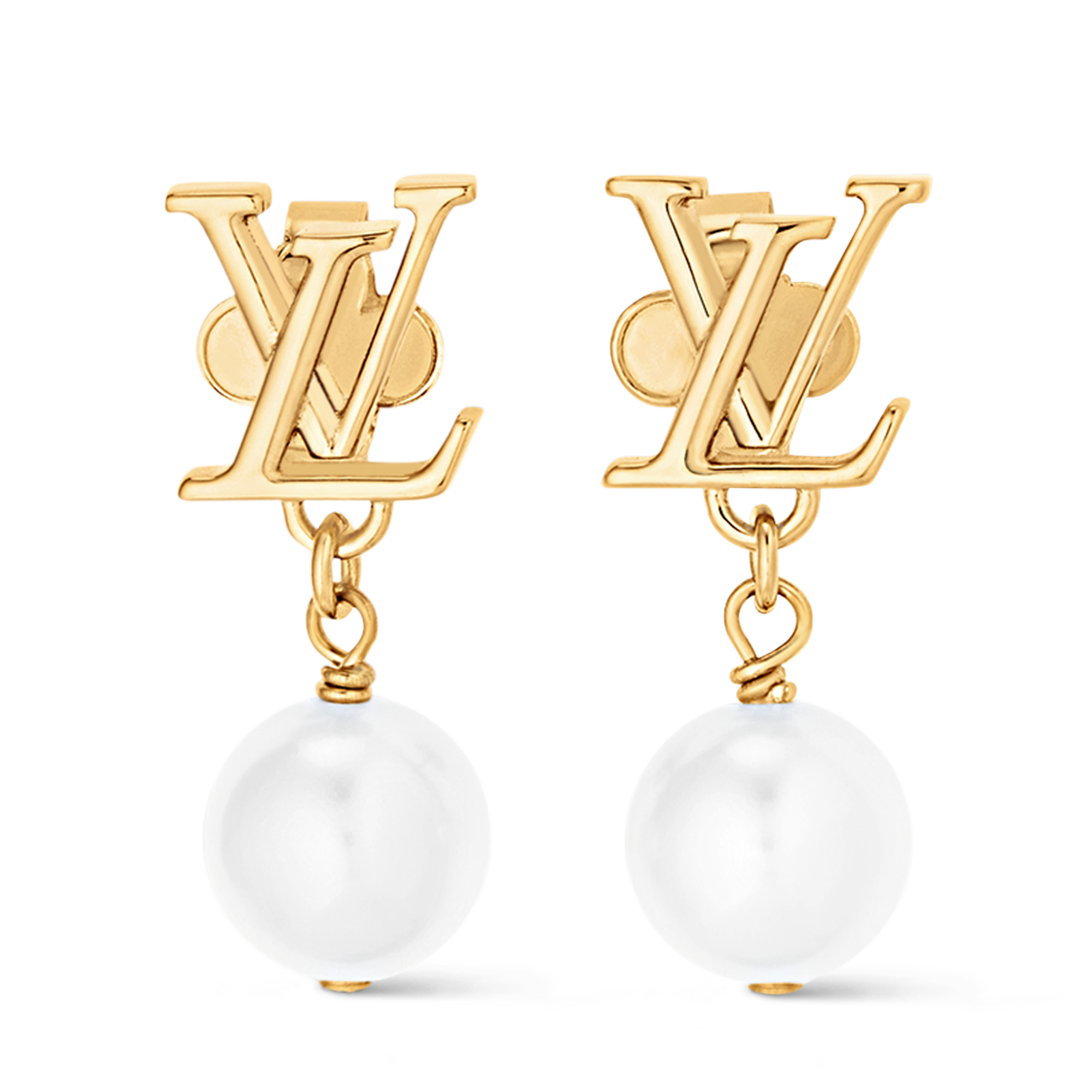 S00 Bisutería Aretes Aretes LV Iconic Louisa | Louis Vuitton ® (Ampliar producto)