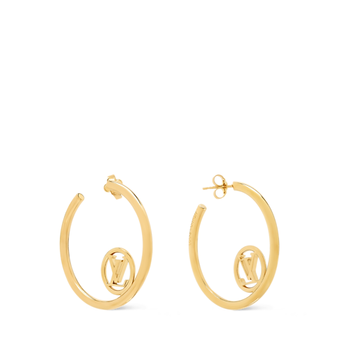 S00 Bisutería Aretes Aretes LV Loop | Louis Vuitton ® (Ampliar producto)