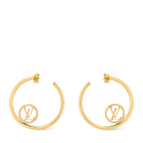 S00 Bisutería Aretes Aretes LV Loop | Louis Vuitton ® (Ampliar producto)