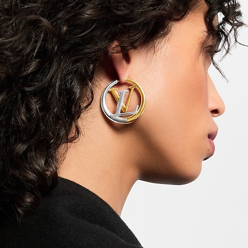 S00 Bisutería Aretes Aretes LV Puzzle | Louis Vuitton ® (Ampliar producto)