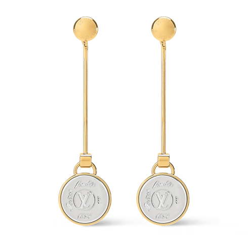 S00 Bisutería Aretes Aretes LV Signet | Louis Vuitton ® (Ampliar producto)
