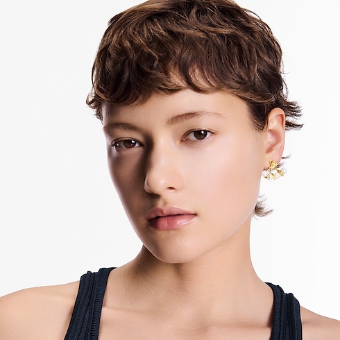 S00 Bisutería Toda la Bisutería Aretes Minigram Pearls | Louis Vuitton ® (Ampliar producto)