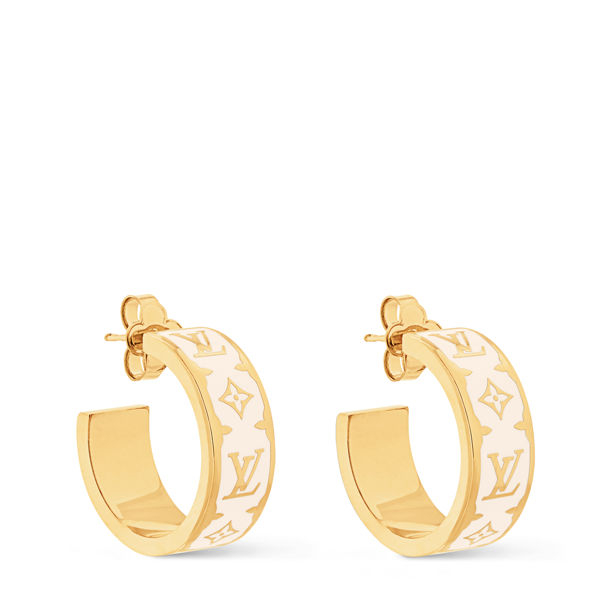 S00 Bisutería Aretes Aretes Nanograma Enamel | Louis Vuitton ® (Ampliar producto)