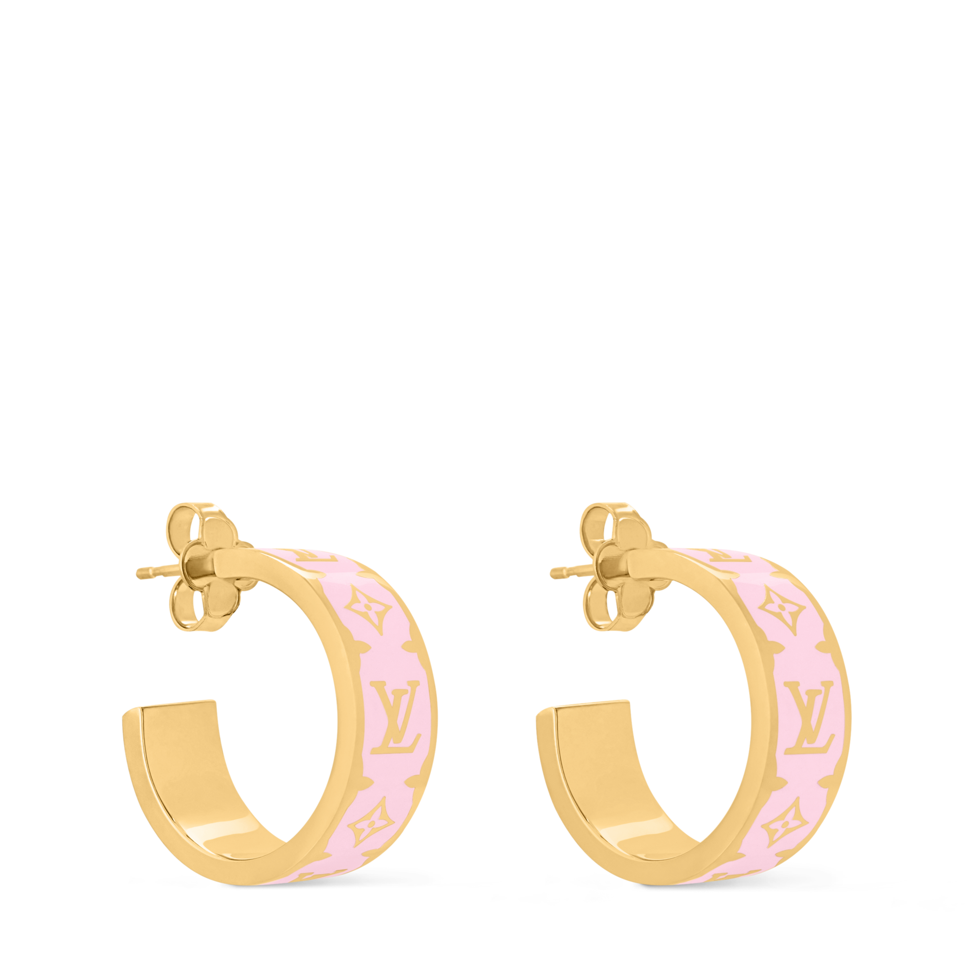 S00 Bisutería Aretes Aretes Nanograma Enamel | Louis Vuitton ® (Ampliar producto)